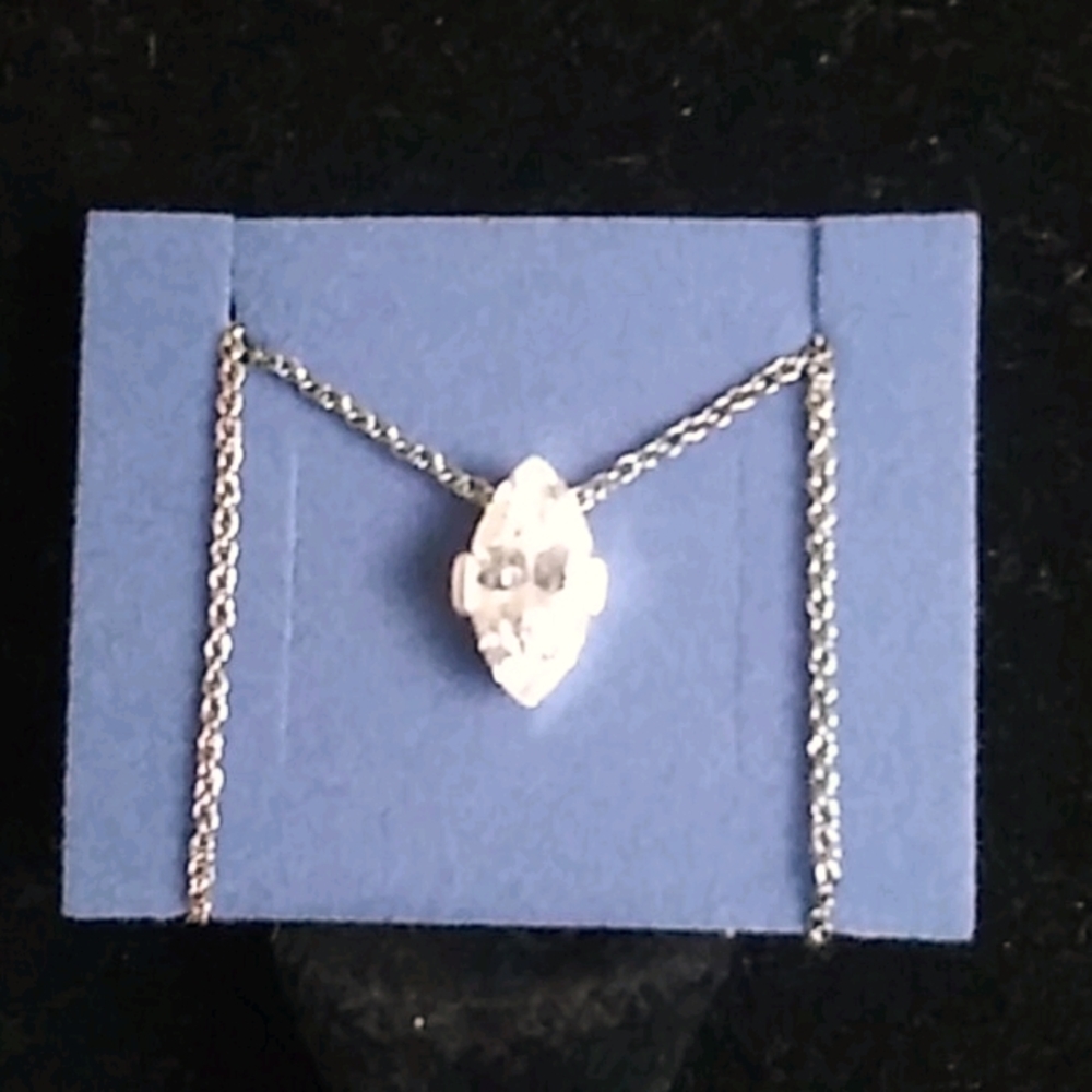 Avon Luminosity Marquise Cut CZ Necklace
